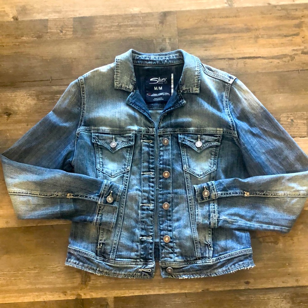 Silver Jeans Stretch Jacket sz. M